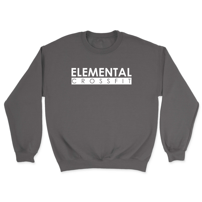 Elemental CrossFit White Mens - Midweight Sweatshirt