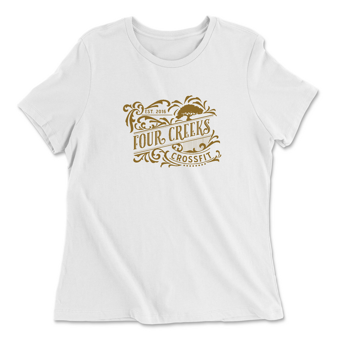 Four Creeks CrossFit HHP (Gold) Womens - Relaxed Jersey T-Shirt