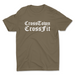 Unisex 2X-Large MILITARY_GREEN Cotton T-Shirt