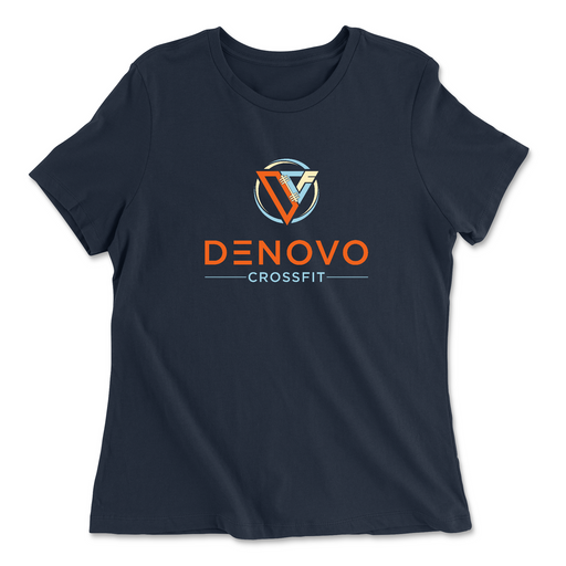 Womens 2X-Large NAVY Relaxed Jersey T-Shirt