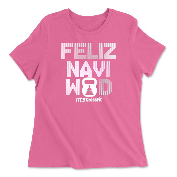 GTS CrossFit Feliz NaviWOD Womens - Relaxed Jersey T-Shirt