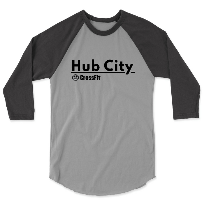 Hub City CrossFit Support Your Box Mens - 3/4 Sleeve