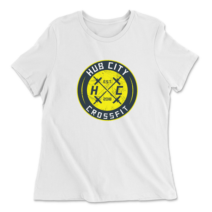 Hub City CrossFit Neon Womens - Relaxed Jersey T-Shirt