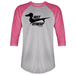 Mens 2X-Large Hot Pink 3/4 Sleeve