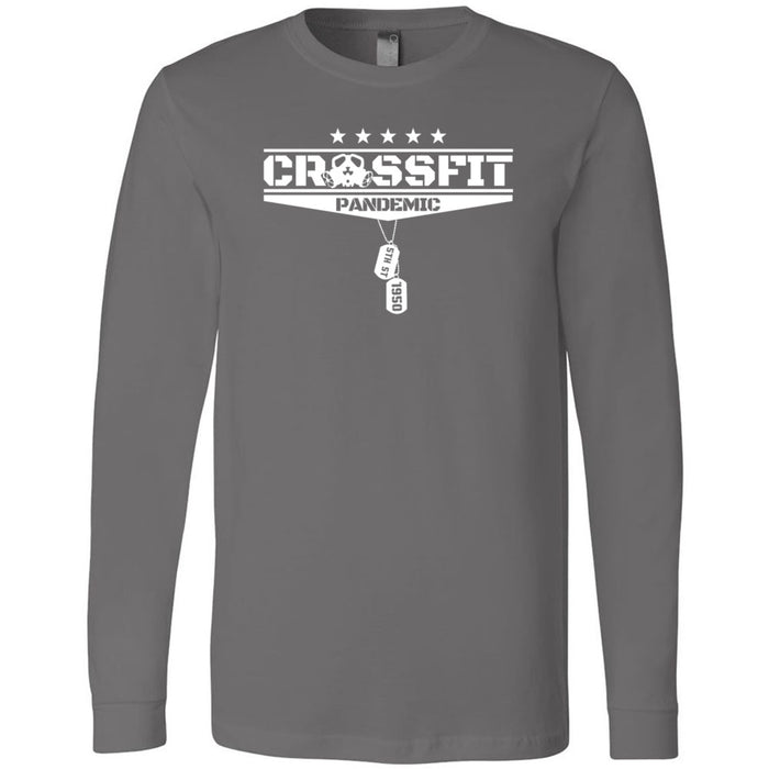 CrossFit Pandemic - 100 - Standard 3501 - Men's Long Sleeve T-Shirt
