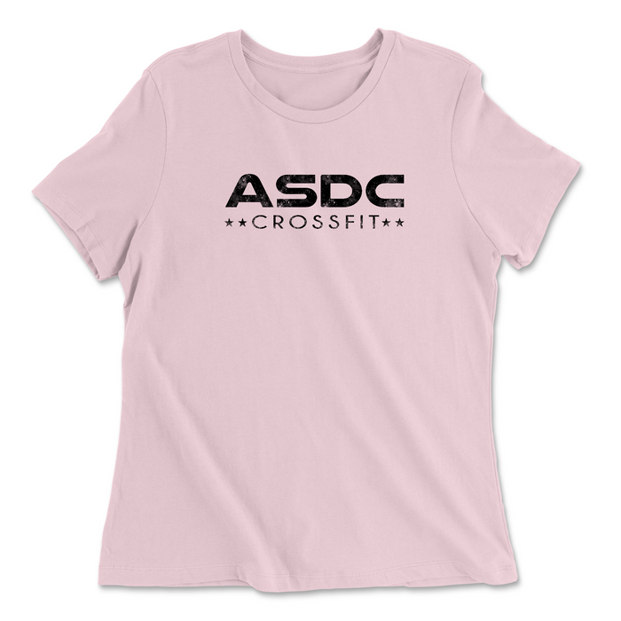 ASDC CrossFit Stacked Womens - Relaxed Jersey T-Shirt
