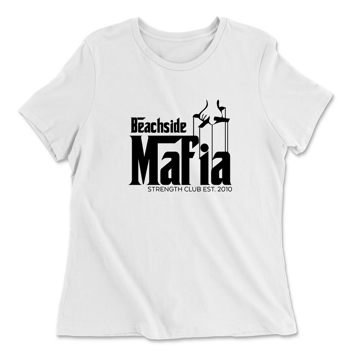 BeachSide CrossFit Mafia Womens - Relaxed Jersey T-Shirt