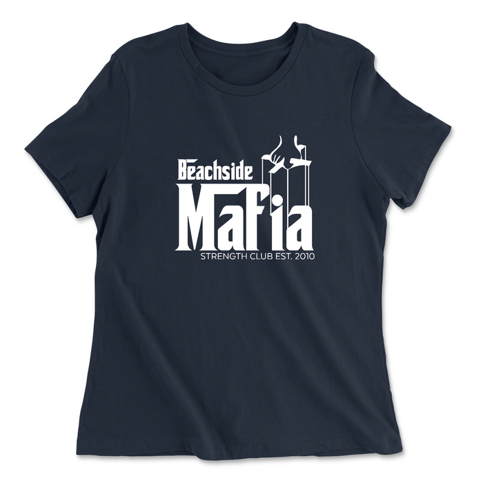 BeachSide CrossFit Mafia Womens - Relaxed Jersey T-Shirt