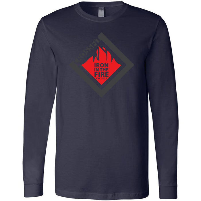 CrossFit Iron in the Fire - 100 - Standard 3501 - Men's Long Sleeve T-Shirt