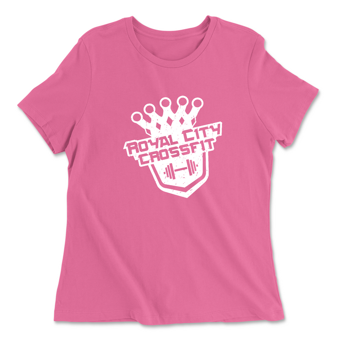 Royal City CrossFit Tilted Womens - Relaxed Jersey T-Shirt