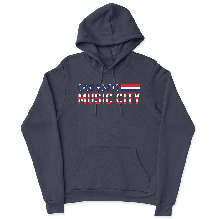 CrossFit Music City - Flag - Mens - Hoodie