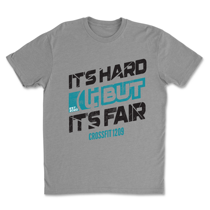 CrossFit 1209 It's Hard but It's Fair Mens - T-Shirt