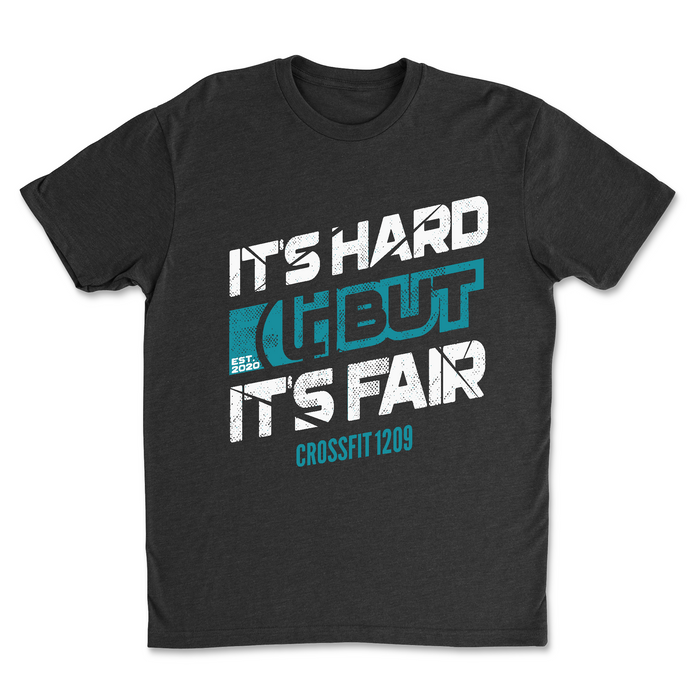 CrossFit 1209 It's Hard but It's Fair Mens - T-Shirt