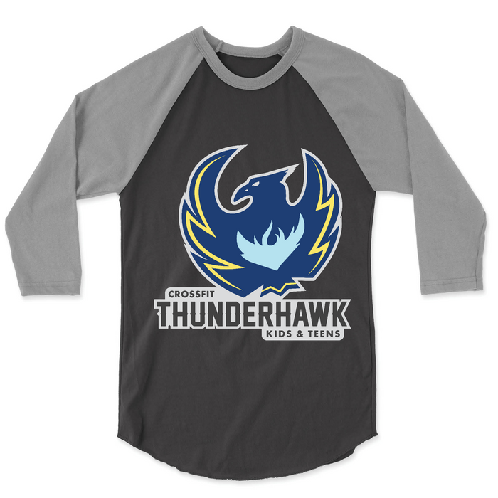 CrossFit ThunderHawk Coach Teens and Kids Mens - 3/4 Sleeve