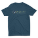Unisex 2X-Large COOL_BLUE Cotton T-Shirt