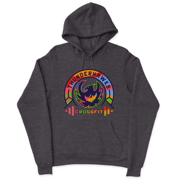CrossFit ThunderHawk Multicolored Mens - Hooded T-Shirt