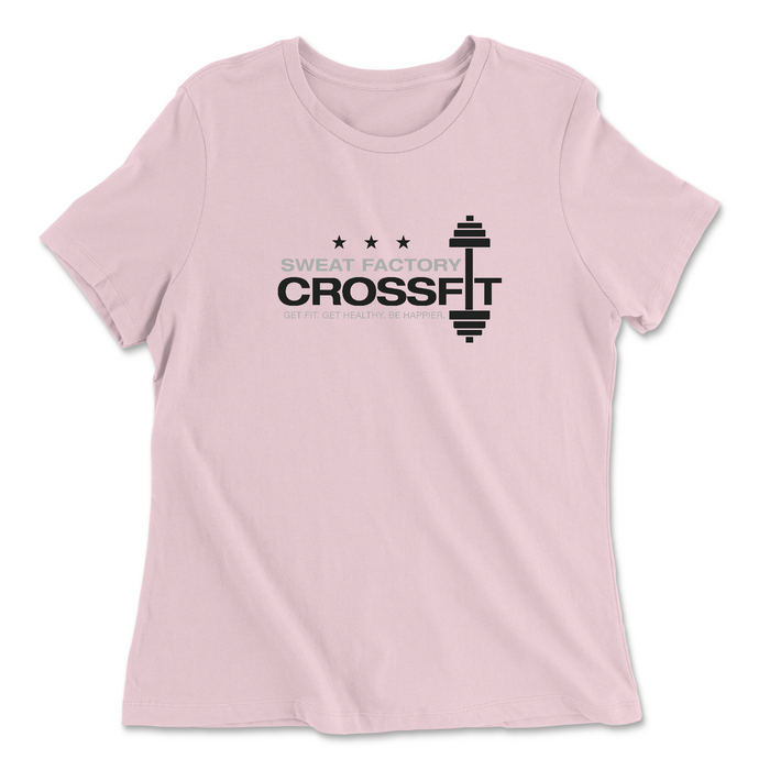 Sweat Factory CrossFit - Barbell Womens - Relaxed Jersey T-Shirt