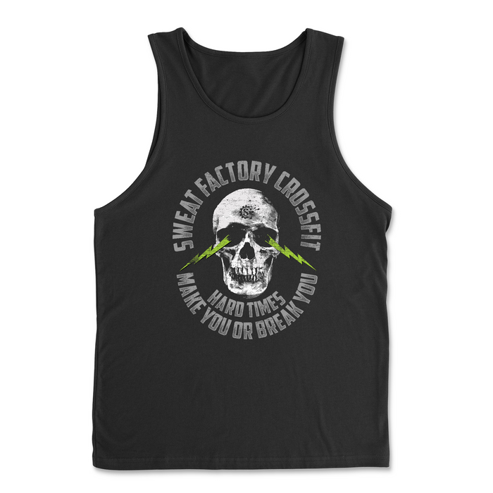 Sweat Factory CrossFit - Skull and Lightning Mens - Tank Top