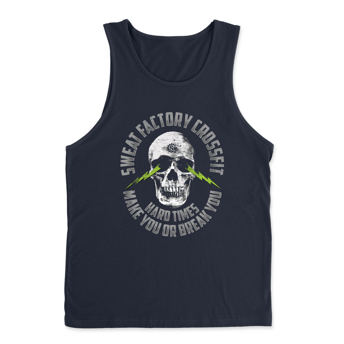 Sweat Factory CrossFit - Skull and Lightning Mens - Tank Top