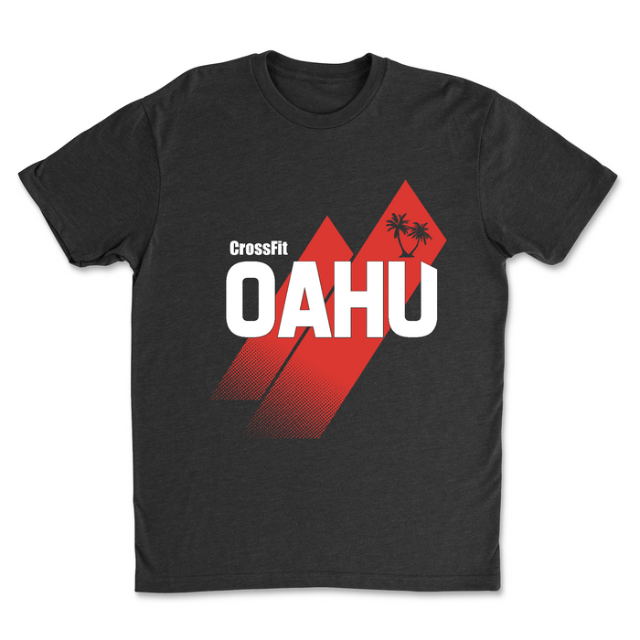 CrossFit Oahu Sunrise Red - Mens - T-Shirt
