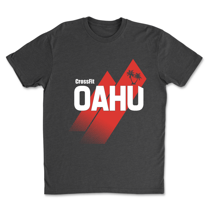 CrossFit Oahu Sunrise Red - Mens - T-Shirt