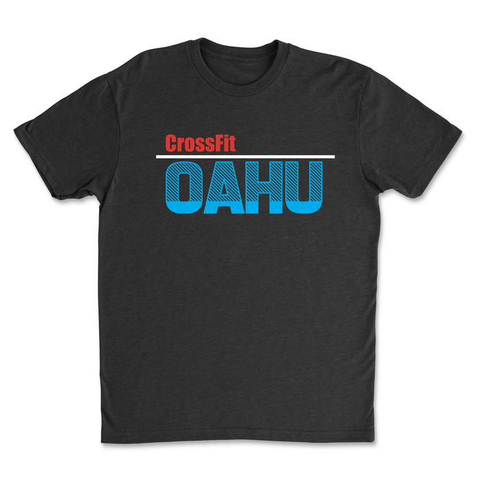 CrossFit Oahu HI 3 Colors - Mens - T-Shirt