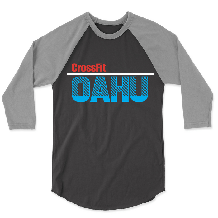 CrossFit Oahu HI 3 Colors - Mens - 3/4 Sleeve