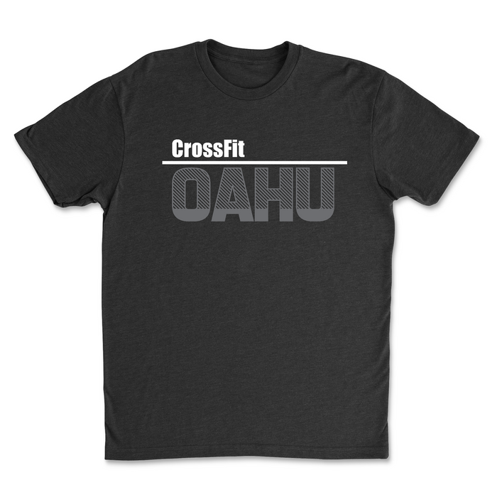 CrossFit Oahu HI White Gray - Mens - T-Shirt