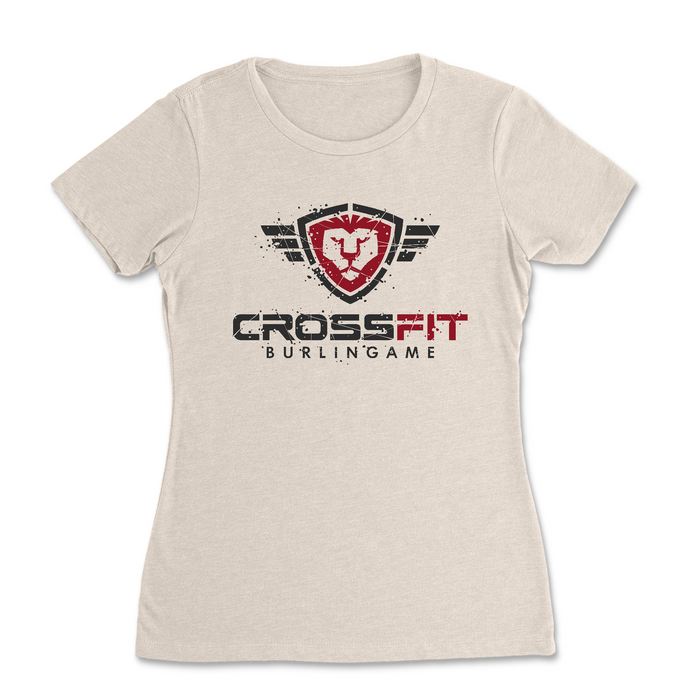 CrossFit Burlingame Distressed - Womens - T-Shirt