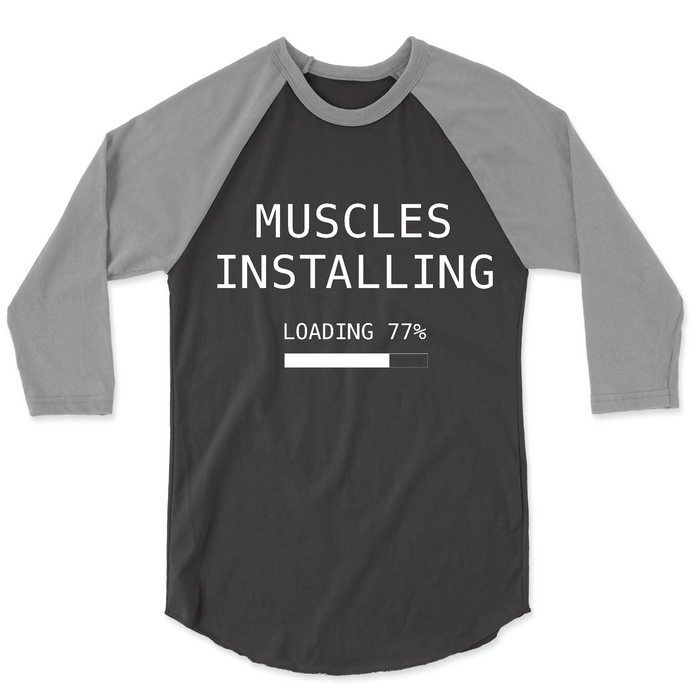 CrossFit Inua Muscles Installing - Mens - 3/4 Sleeve