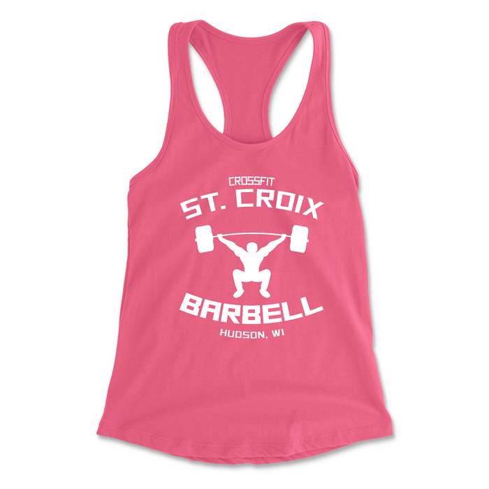 CrossFit St. Croix Barbell (White) Womens - Tank Top
