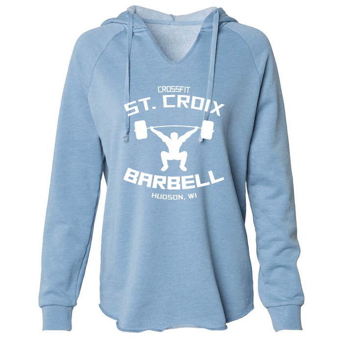 CrossFit St. Croix Barbell (White) Womens - Hoodie