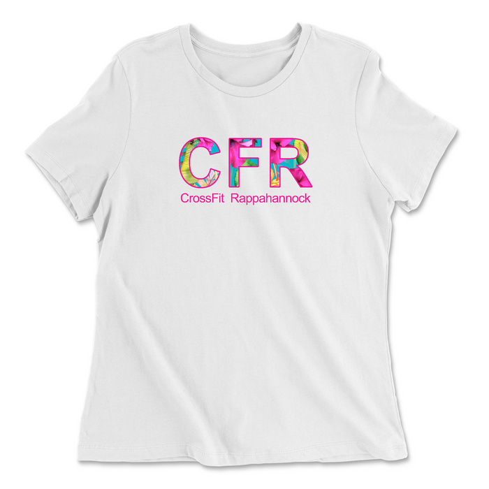 CrossFit Rappahannock Tropical Womens - Relaxed Jersey T-Shirt