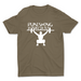 Unisex 2X-Large MILITARY_GREEN Cotton T-Shirt