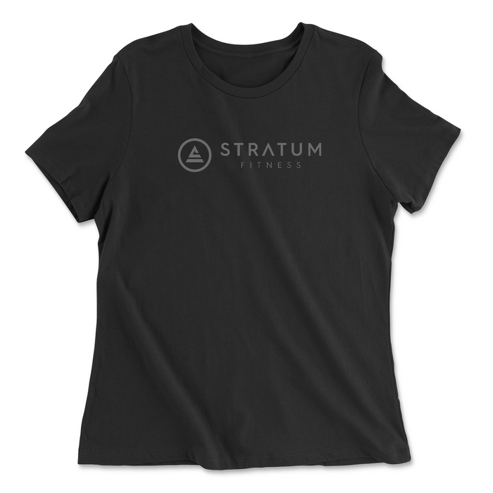 Stratum Fitness Gray Womens - Relaxed Jersey T-Shirt