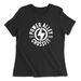 Womens 2X-Large BLACK Relaxed Jersey T-Shirt