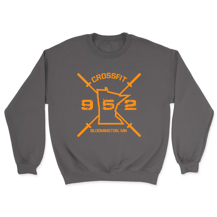 CrossFit 952 MN Orange Mens - Midweight Sweatshirt