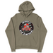 Mens 2X-Large OLIVE Hooded T-Shirt