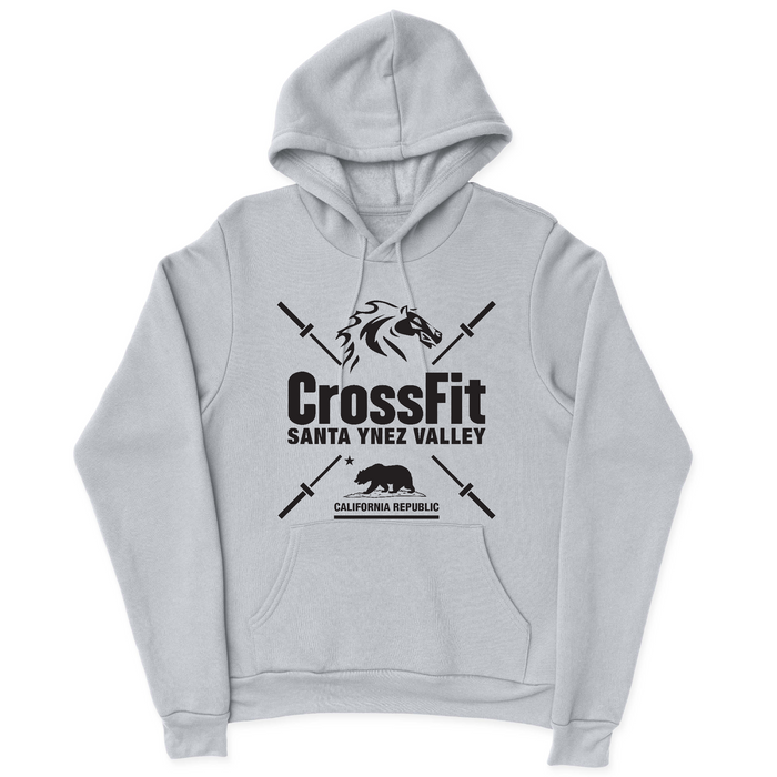 CrossFit Santa Ynez Valley Barbell Mens Hoodie