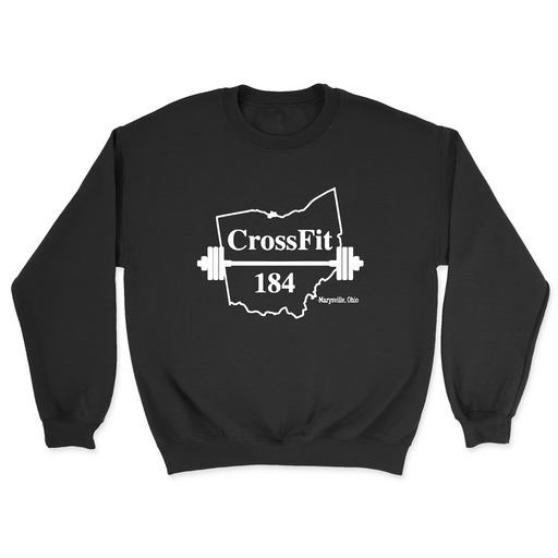 Mens 2X-Large BLACK Midweight Sweatshirt