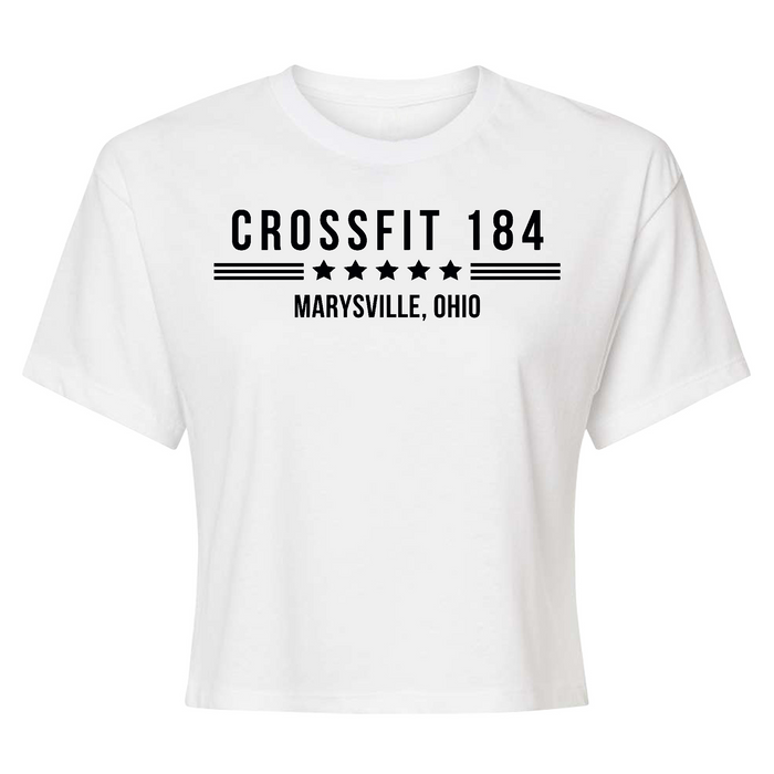 CrossFit 184 Black Womens - Crop Top T-Shirt