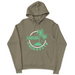 Mens 2X-Large OLIVE Hooded T-Shirt