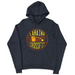 Mens 2X-Large NAVY_HEATHER Hooded T-Shirt