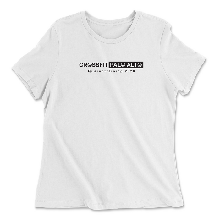 CrossFit Palo Alto Quarantraining Womens - Relaxed Jersey T-Shirt