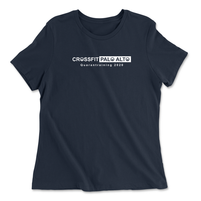 CrossFit Palo Alto Quarantraining Womens - Relaxed Jersey T-Shirt