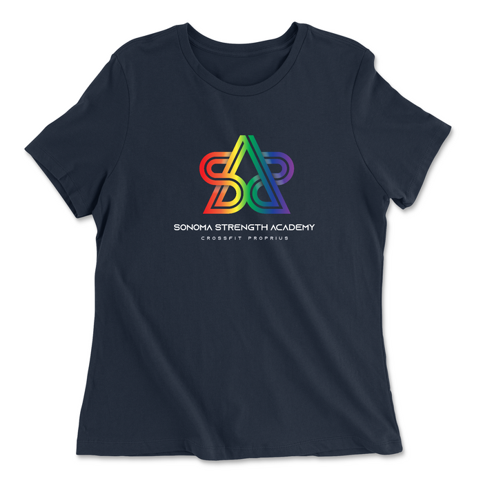CrossFit Proprius Rainbow Womens - Relaxed Jersey T-Shirt