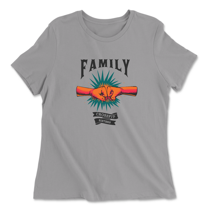 CrossFit Sisters Family Womens - Relaxed Jersey T-Shirt