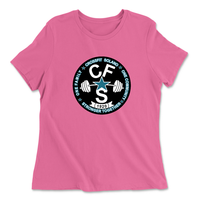 CrossFit Solano Standard Womens - Relaxed Jersey T-Shirt