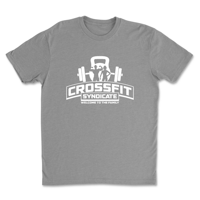 CrossFit Syndicate One Color White Mens - T-Shirt