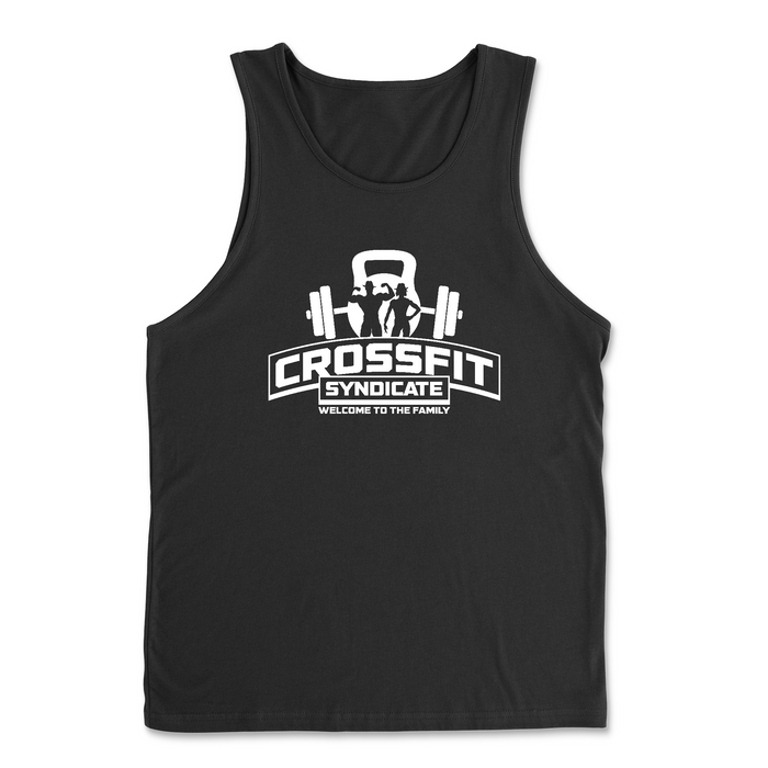 CrossFit Syndicate One Color White Mens - Tank Top